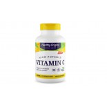 Vitamin C 1000 mg (Non-GMO L-Ascorbic Acid) 120 Vcaps - Healthy Origins