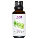 Organic Essential Oils- Lemongrass (30 ml) - Now Foods