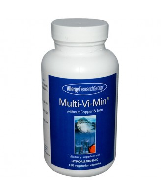 Multi-Vi-Min without Copper & Iron 150 Veggie Caps - Allergy Research Group