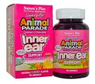 Children's Chewable Inner Ear Support, Natural Cherry Flavor (90 Animals) - Nature's Plus