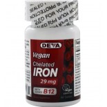 Deva, Vegan Chelated Iron, 29 mg, 90 Tablets