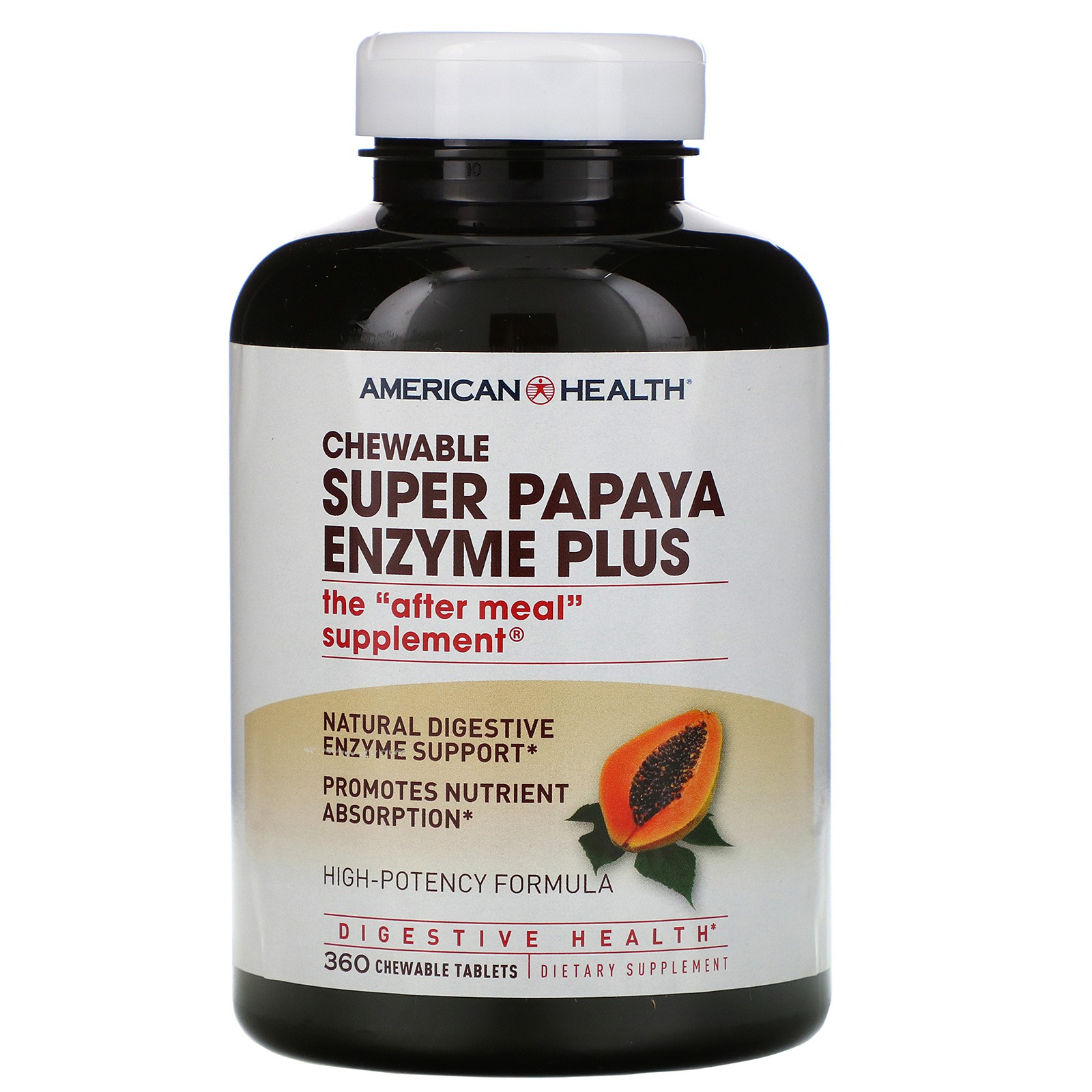 Comprar Super Papaya Enzyme Plus (360 tablets) American Health Enz