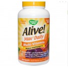 Nature's Way  Alive! Whole Food Energizer Multi vitamina, máxima potencia, sin hierro añadido, 180 comprimidos