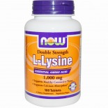 Now Foods, L-Lysine, 1,000 mg, 100 Tablets