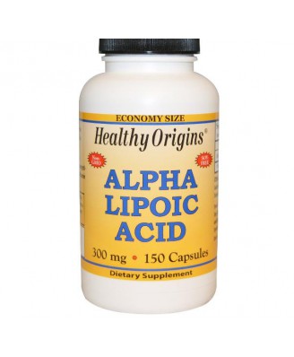 Alpha Lipoic Acid 300 mg (150 Capsules) - Healthy Origins