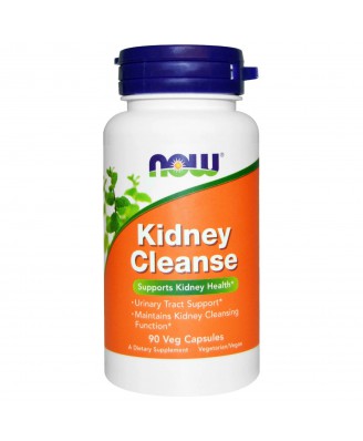 Kidney Cleanse (90 Vegetarian Capsules) - Now Foods