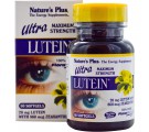 Ultra Lutein, Maximum Strength, 20 mg (60 Softgels) - Nature's Plus