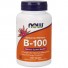 B-100 Sustained Release (100 tablets) - Now Foods