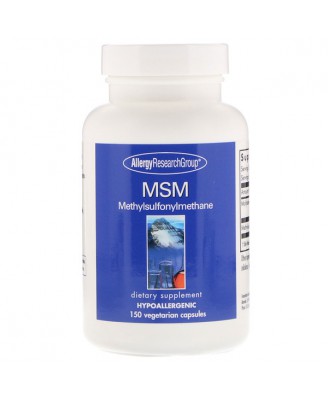 MSM Methylsulfonylmethane 150 Vegetarian Capsules - Allergy Research Group