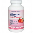 Masticable acidophilus y bifidus aroma de fresa natural - 100 Obleas - American Health