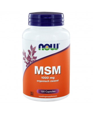 MSM 1000 mg (120 caps) - NOW Foods