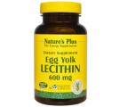 Egg Yolk Lecithin, 600 mg (90 Veggie Caps) - Nature's Plus