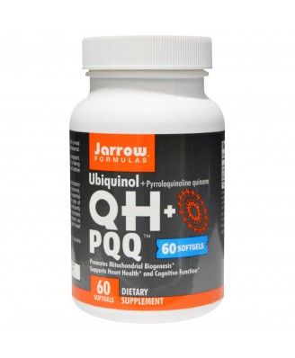 Jarrow Formulas, Ubiquinol, QH+ PQQ, 60 Softgels