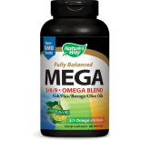 MAXIMALE STERKTE OMEGA 3/6/9 MIX, LIMOEN SMAAK, 1350 MG (180 GELCAPSULES) - NATURE'S WAY