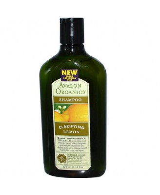 Avalon Organics, Shampoo, Clarifying Lemon, 11 fl oz (325 ml)
