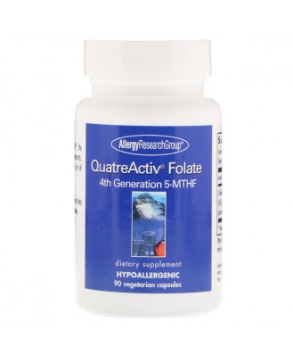 QuatreActiv Folate 4th Generation 5-MTHF 90 Vegetarian Capsules - Allergy Research Group