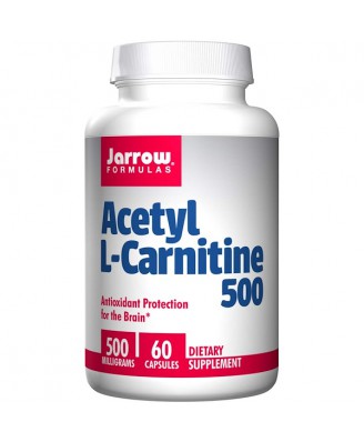 Acetyl L-Carnitine 500 mg (60 Vegetarian Capsules) - Jarrow Formulas