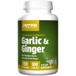 Garlic & Ginger 700 mg (100 Capsules) - Jarrow Formulas