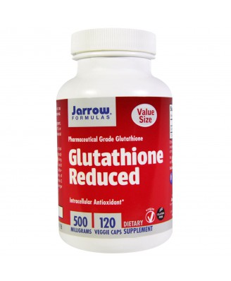 Jarrow Formulas, Glutathione Reduced, 500 mg, 120 Veggie Caps