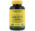 Adult's Chewable Multi-Vitamin and Mineral - Natural Pineapple Flavor (90 Tablets) - Nature's Plus