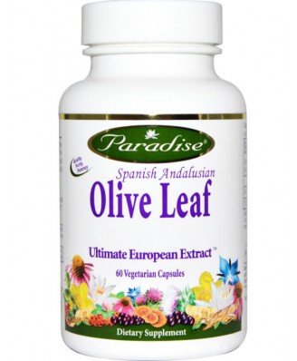 Paradise Herbs, Spanish Andalusian Olive Leaf, 60 Veggie Caps