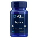 Super K con complejo K2 avanzado - 90 cápsulas - Life Extension