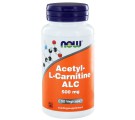Acetyl-L-Carnitine 500 mg (50 Caps vegetales) - Now Foods