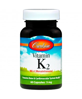 Vitamin K2 - 5 mg (60 capsules) - Carlson Laboratories
