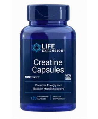 Creatine Capsules (120 Veggie Capsules) - Life Extension