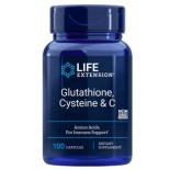 Glutathione Cysteine & C - 100 Vegetarian Capsules - Life Extension