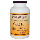 CoQ10 Kaneka Q10 600 mg (60 Softgels) - Healthy Origins