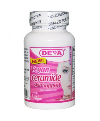 Vegan Ceramide Skin Support (60 Tablets) - Deva