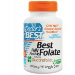 Fully Active Folate 400 with Quatrefolic 400 mcg (90 Veggie Caps ) - Doctor's Best