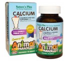 Calcium, Children's Chewable Supplement, Natural Vanilla Sundae Flavor (90 Animals) - Nature's Plus