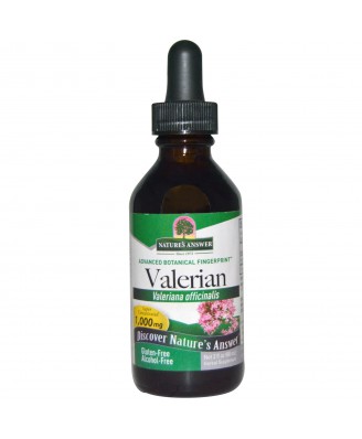 Valerian, Alcohol-Free, 1000 mg (60 ml) - Nature's Answer