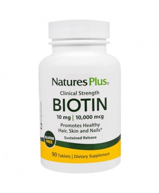 Biotin- Sustained Release (90 Tablets) - Nature's Plus