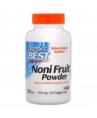 Noni Fruit Powder 650 mg (120 Veggie Caps ) - Doctor's Best