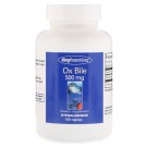 Ox Bile 500 mg 100 Vegetarian Capsules - Allergy Research Group