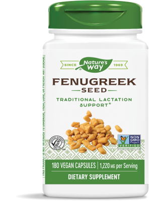 FENUGREEK SEED 610 MG (180 VEGGIE CAPS) - NATURE'S WAY