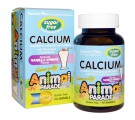 Calcium, Sugar Free, Natural Vanilla Sundae Flavor (90 Animals) - Nature's Plus