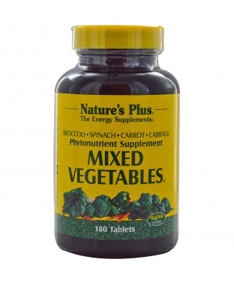 Mixed Vegetables (180 Tablets) - Nature's Plus
