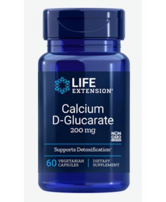Calcium D-Glucarate 200 mg (60 Veggie Capsules) - Life Extension
