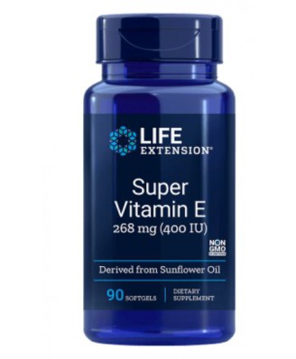 Natuurlijke vitamine E 400 Iu - 100 gelcapsules - Life Extension