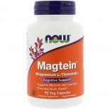 Magtein Magnesium L-Threonate (90 Vegetarian Capsules) - Now Foods