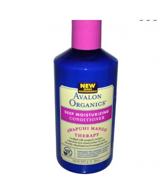 Avalon Organics, Deep Moisturizing Conditioner, Awapuhi Mango Therapy, 14 oz (397 g)