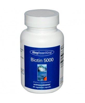Biotin 5000 60 Veggie Caps - Allergy Research Group