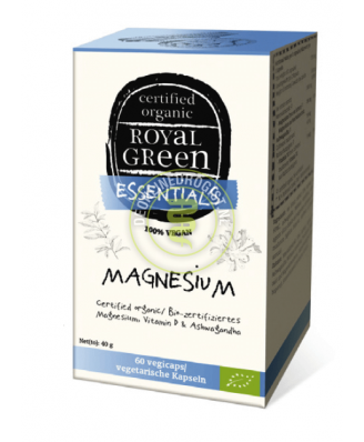 Magnesium Organic – 60 vcaps – Royal Green